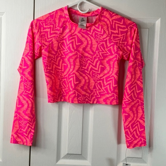 Art Class - Girls Teal And Orange Rash Guard Size XL(14) - Picture 4 of 9